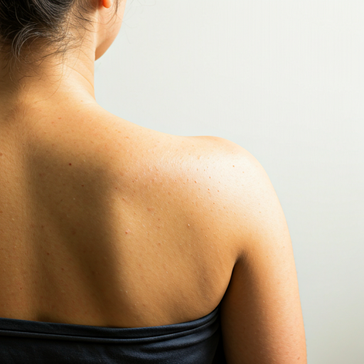 Trigger point therapy on shoulder