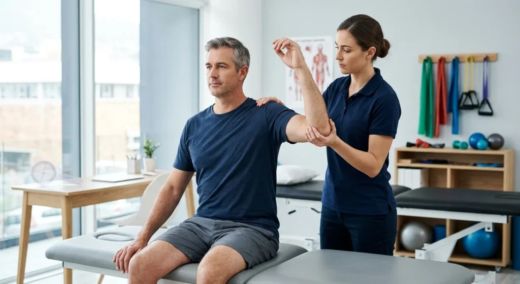Frozen Shoulder Exercises: Safe Mobility and Rehab Guide supporting blog image