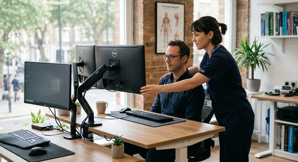 Neck Pain Exercises for Desk Workers and Morning Stiffness supporting blog image